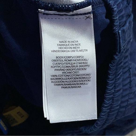 Polo Ralph Lauren Boys Chino Twill Shorts Size 7 Navy Drawstring Pull on Kids - Picture 4 of 8